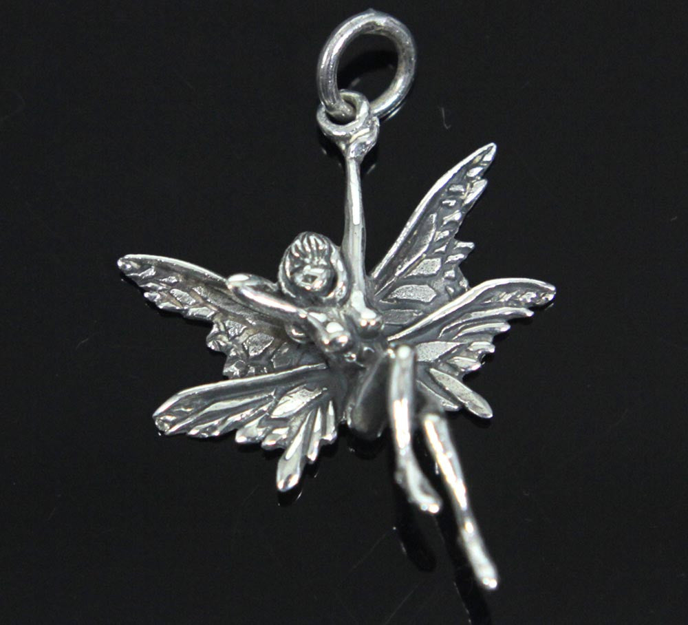 Fairy Pendant, Sterling Silver