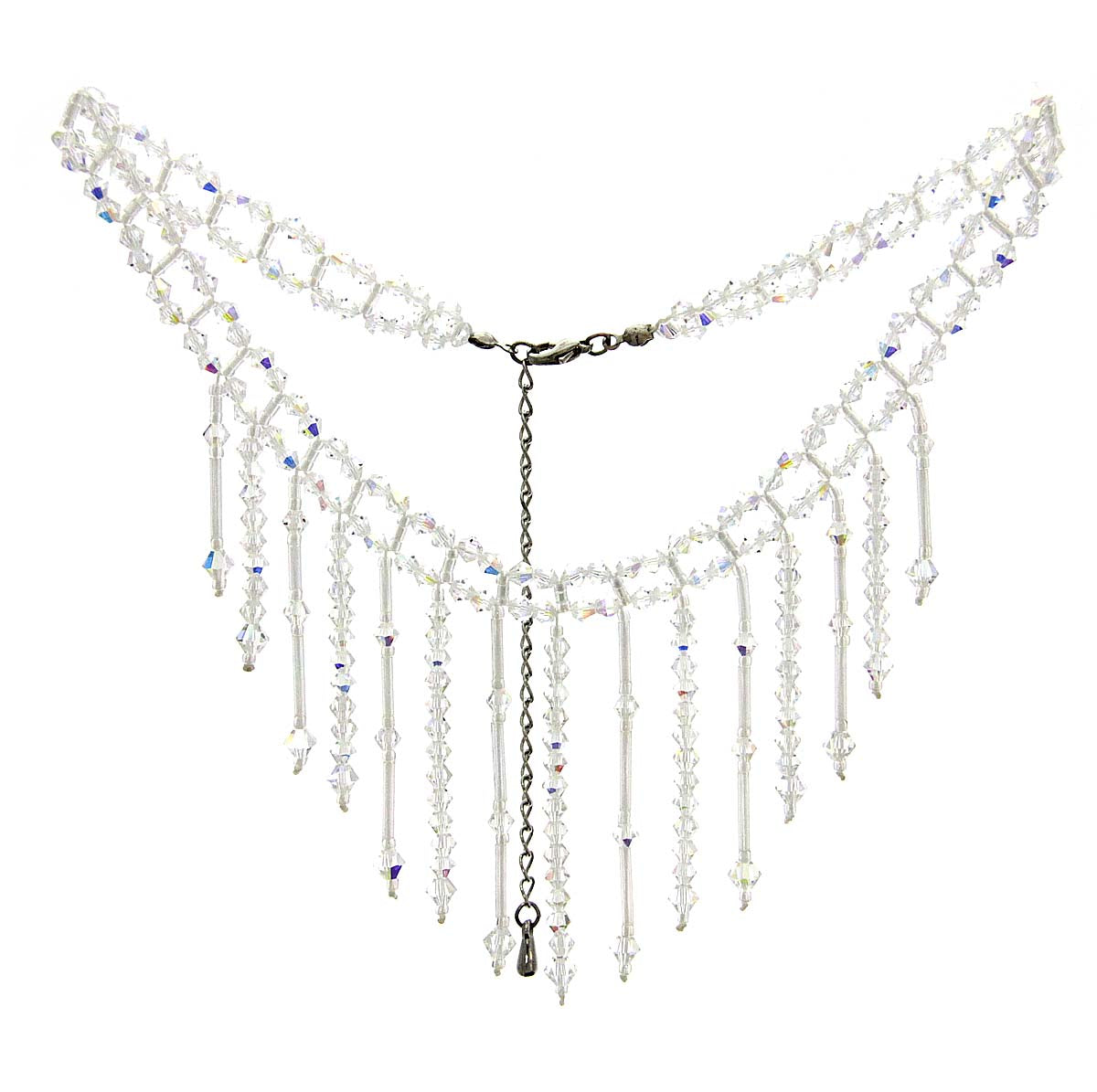 Crystal Necklace Aurora Borealis