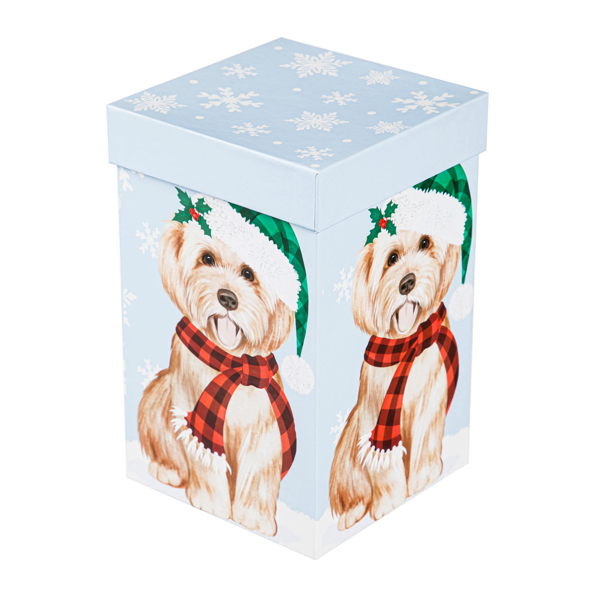 Winter Puppy Ceramic Travel Cup, 17 oz., w/box