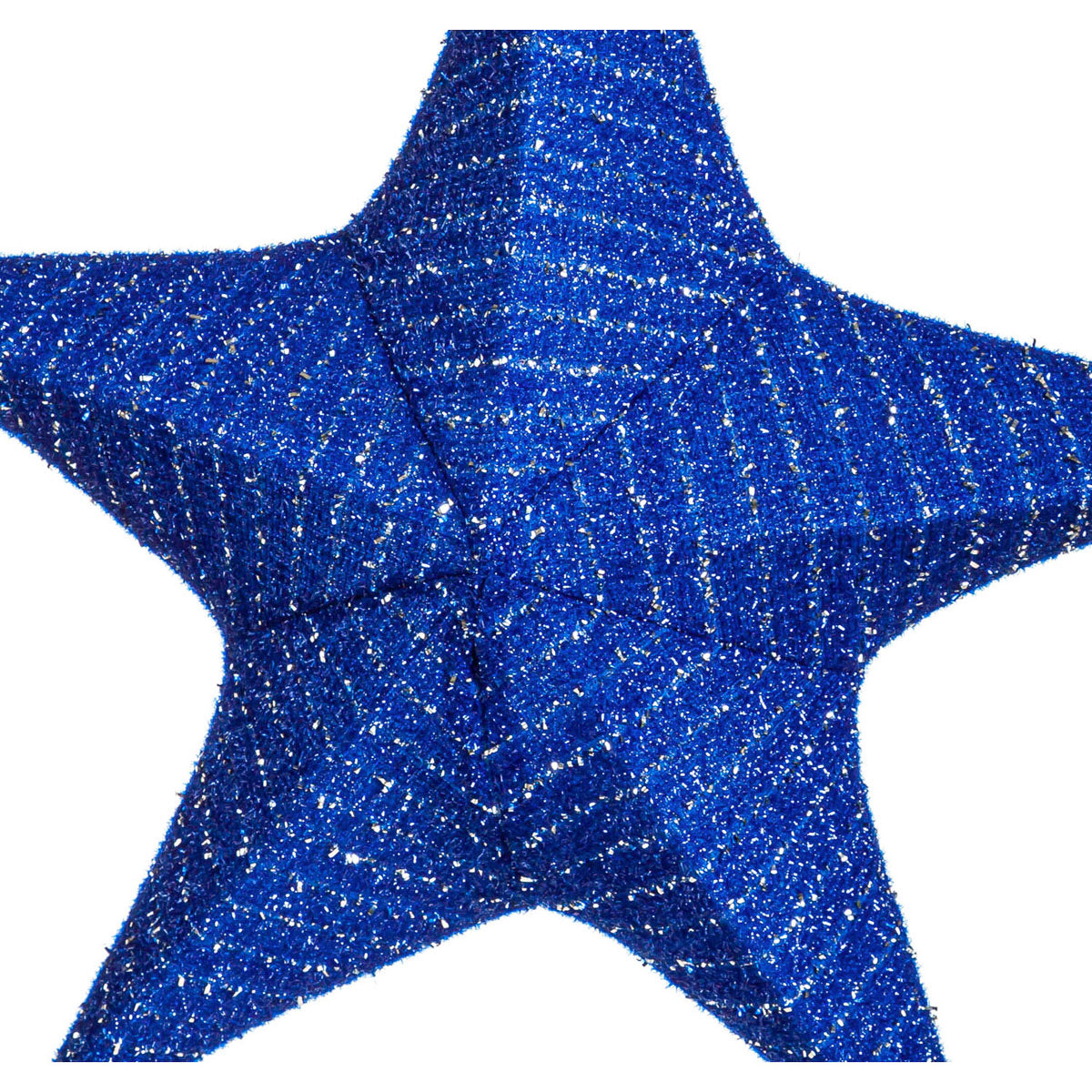 LED Lighted Fabric Star, Blue, Small