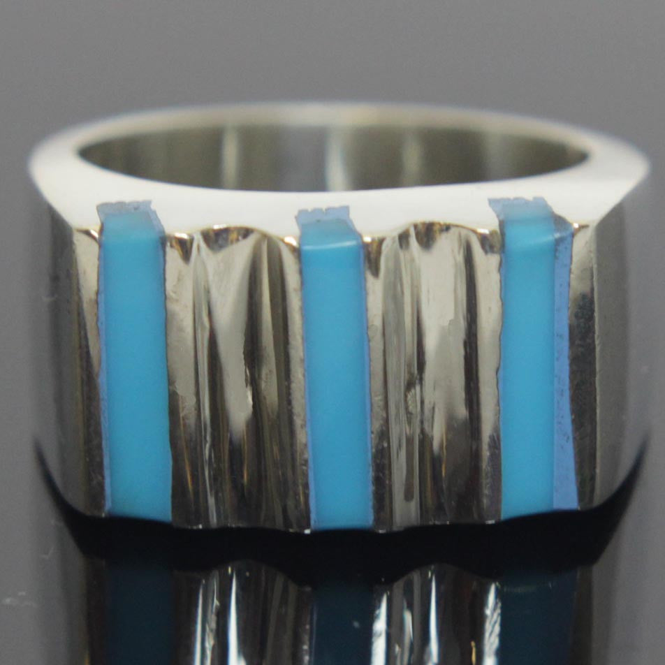 Sterling Silver Turquoise Ring Size 9