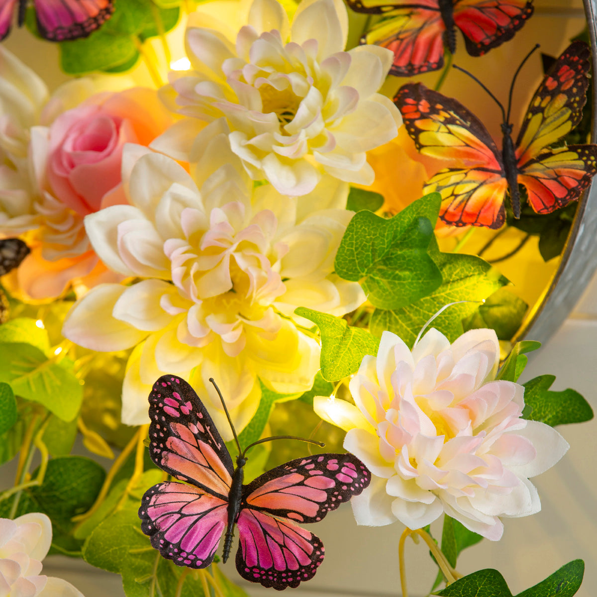 Floral and Butterflies Wall Decor Way