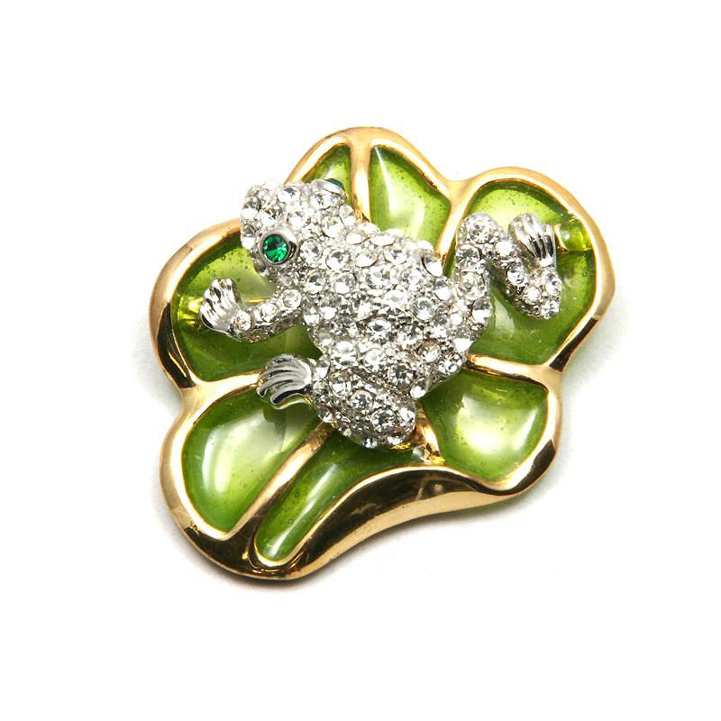 Frog on a Lily Pad Pin
