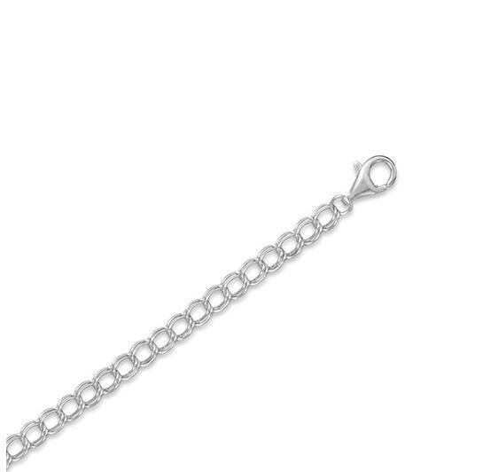 Sterling Silver Charm Chain 6