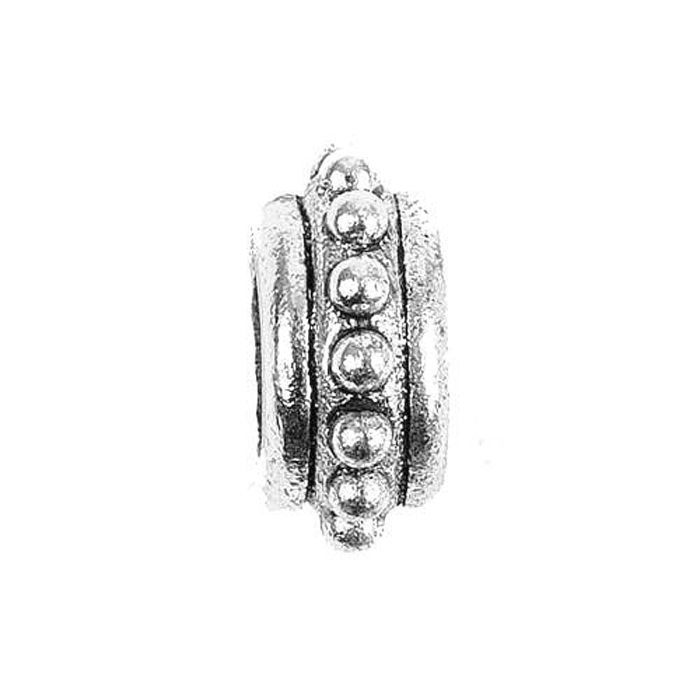 Charm Beaded Spacer Silver Character