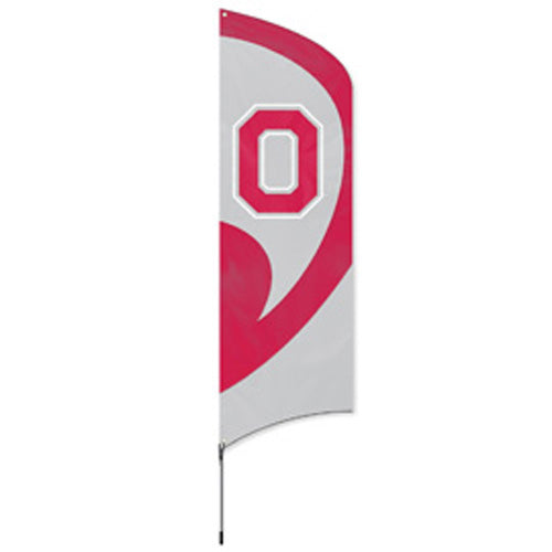 Tall Team Flag Ohio State & Pole