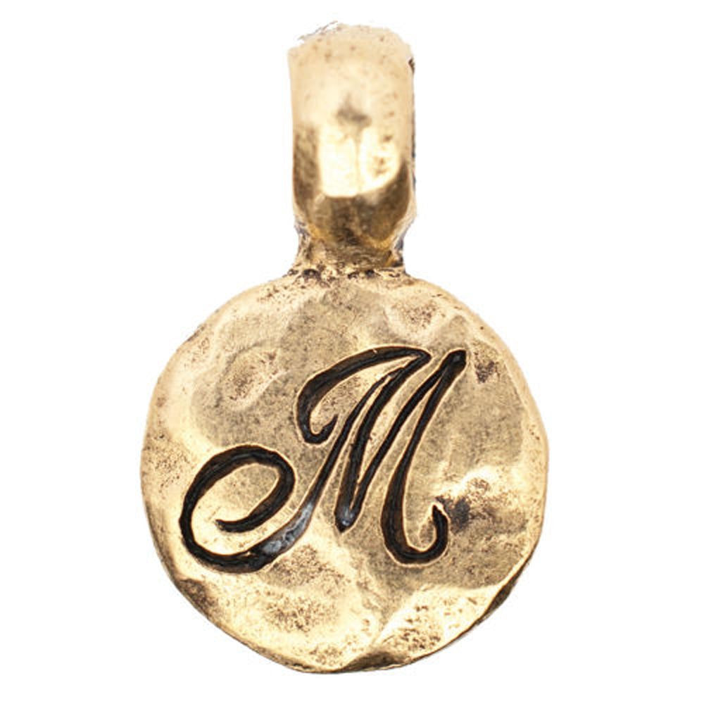 Monogram M with Bale Charm Gold
