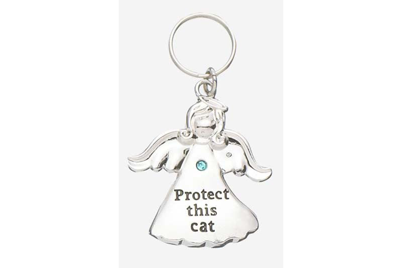 Protect Cat Angel Pet Charm