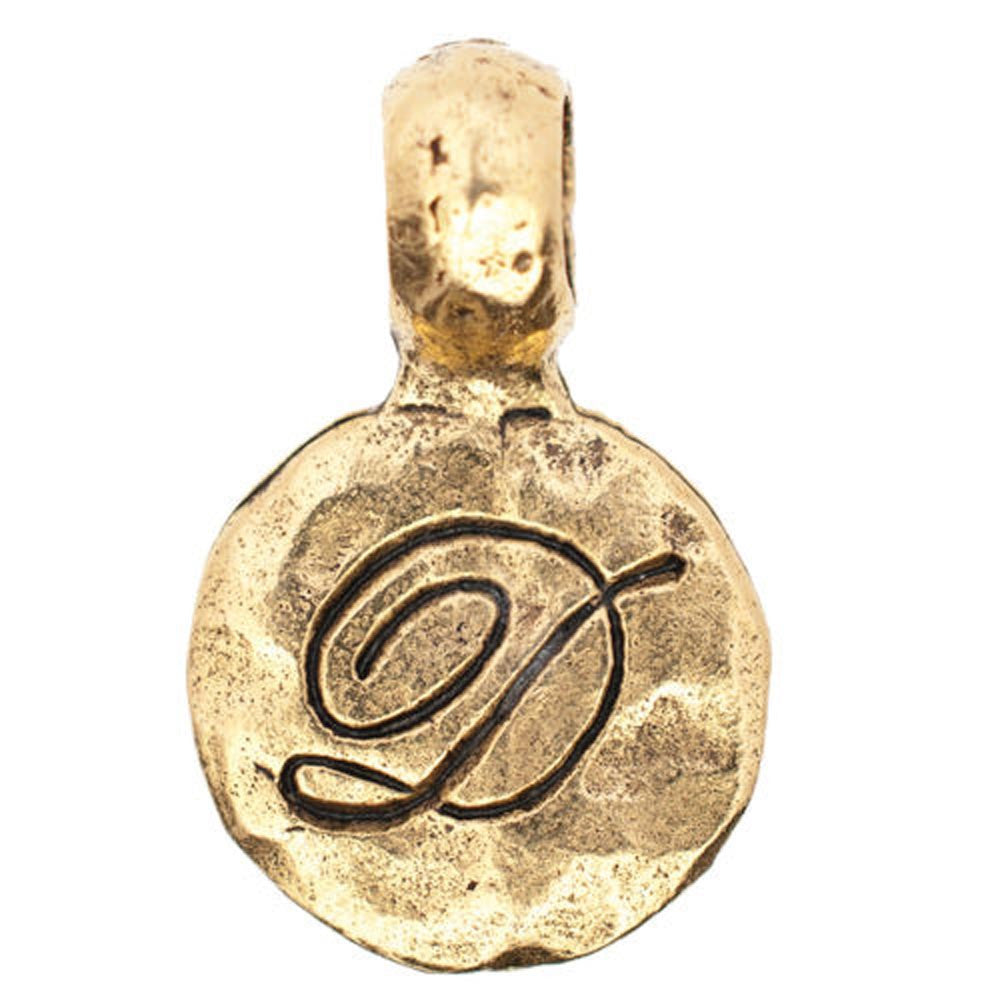 Monogram D with Bale Charm Gold