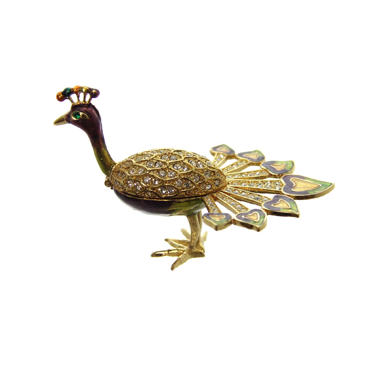 Peacock Box, Gold