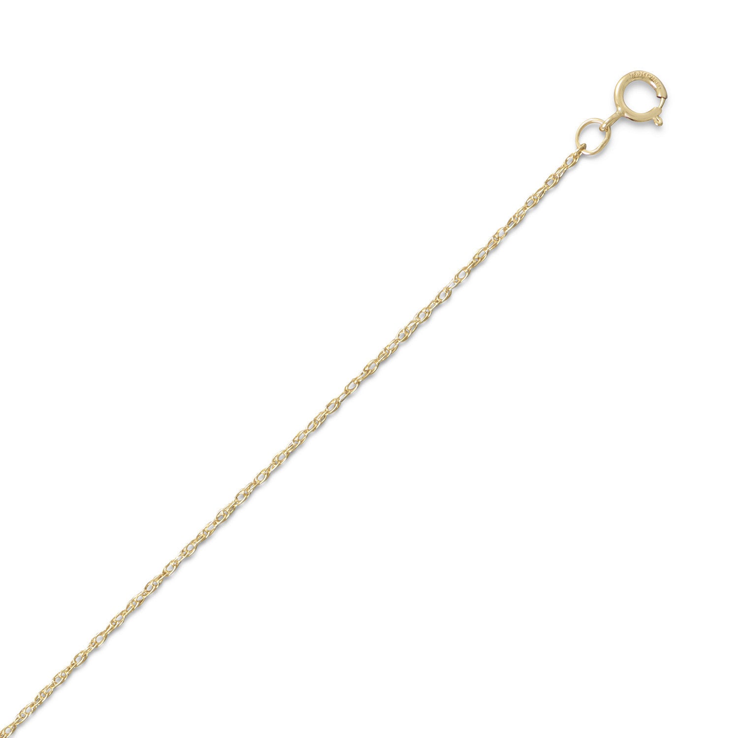 Gold Filled Rope Chain 20" (1mm) 14/20