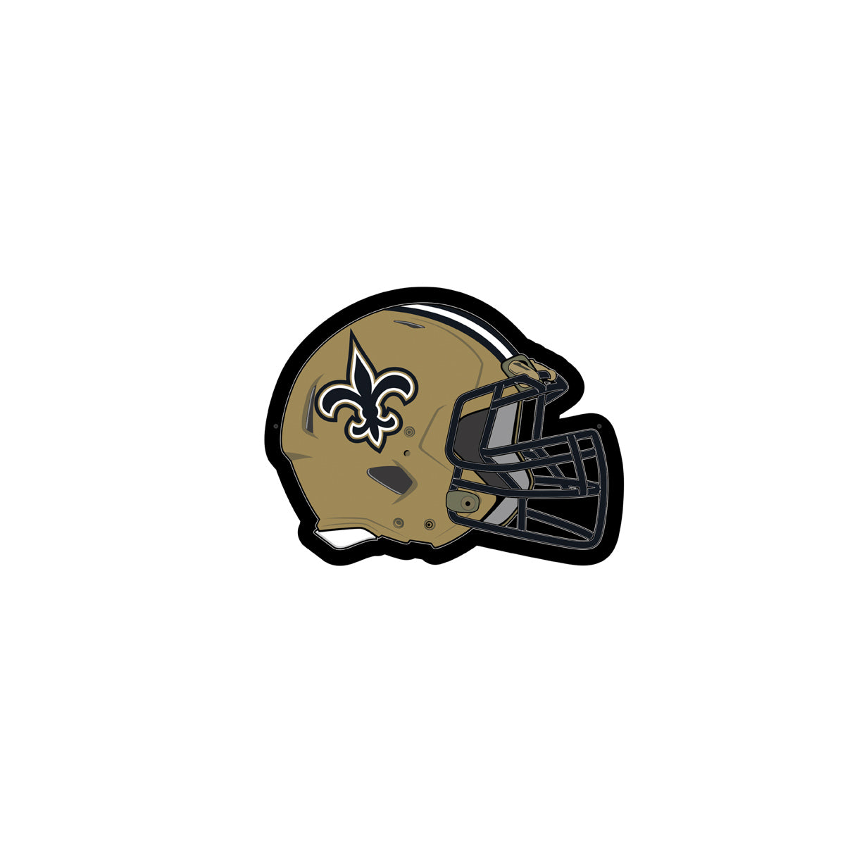 LED Wall Decor, Helmet, New Orleans Saints