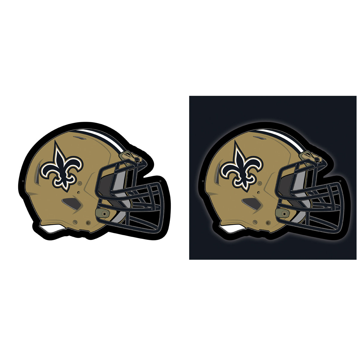 LED Wall Decor, Helmet, New Orleans Saints