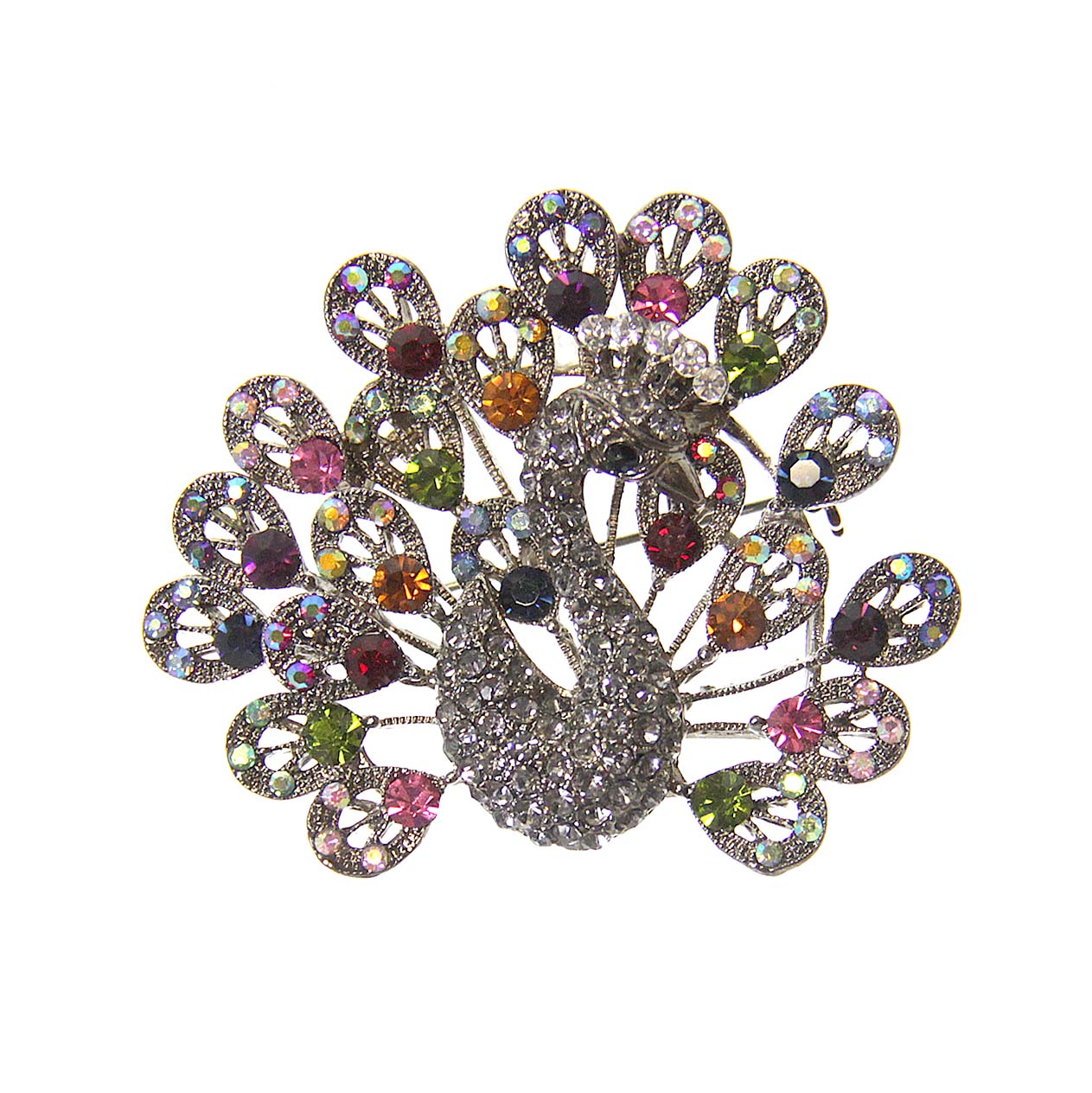 Peacock Pin Diamond