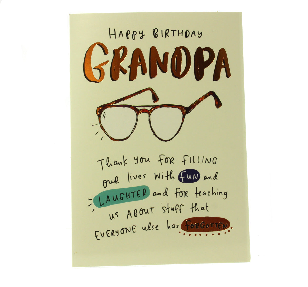 Birthday Card: Happy Birthday Grandpa Thank you...
