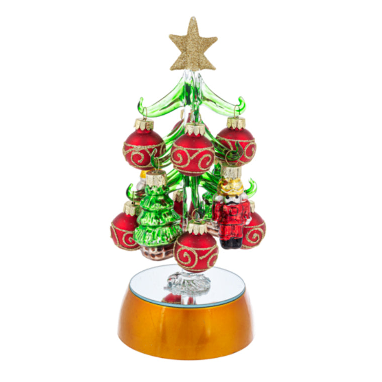 Light Up Christmas Tree with Ornament-Nutcracker