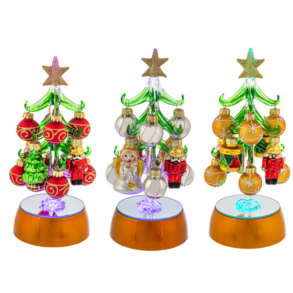 Light Up Christmas Tree with Ornament-Nutcracker