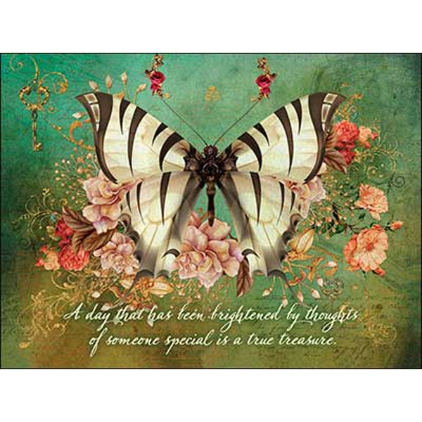 Friendship Card: "A day that has been brightened...