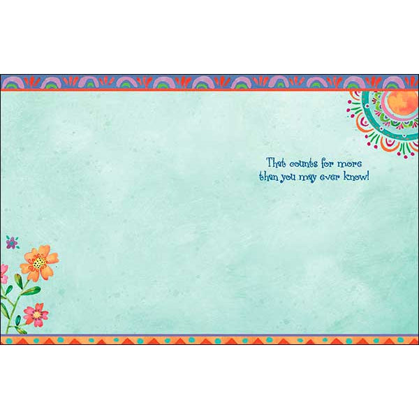 Friendship Card: You make me smile...