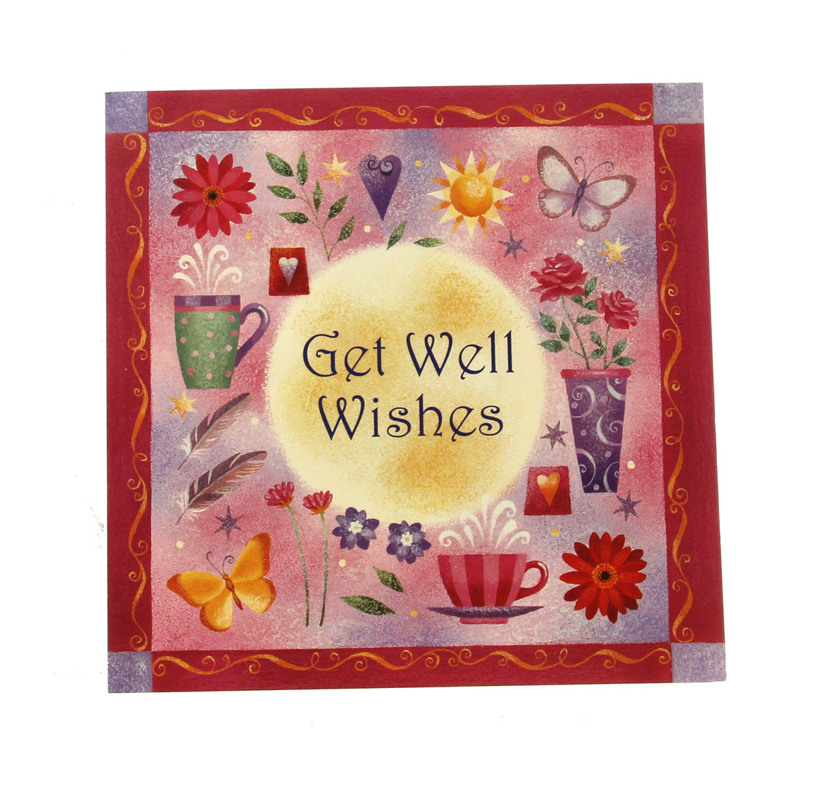 Get Well Card Qubes: Get Well Wishes