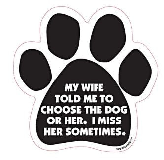 Paw-shaped Magnet Wife