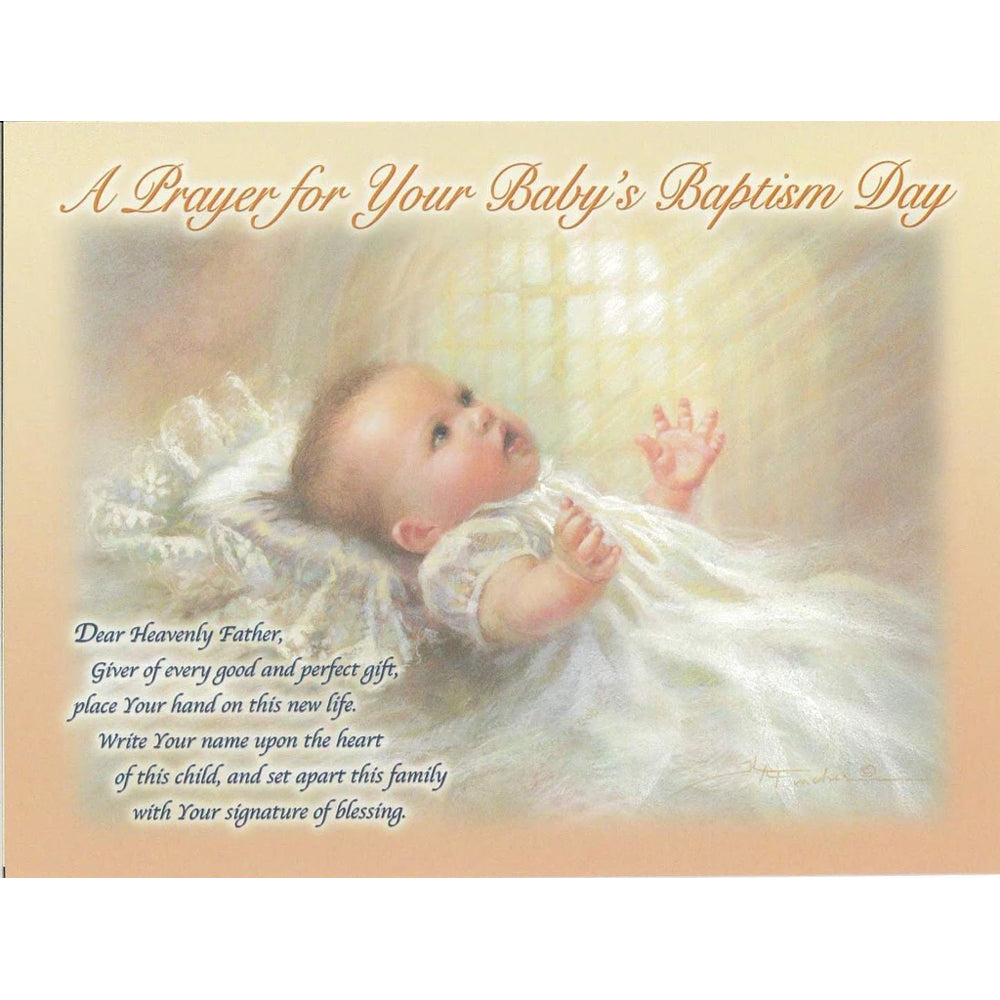 Baptism Card: A prayer for your baby's...