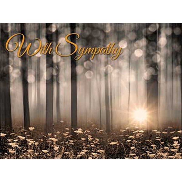 Sympathy Card-"With Sympathy"