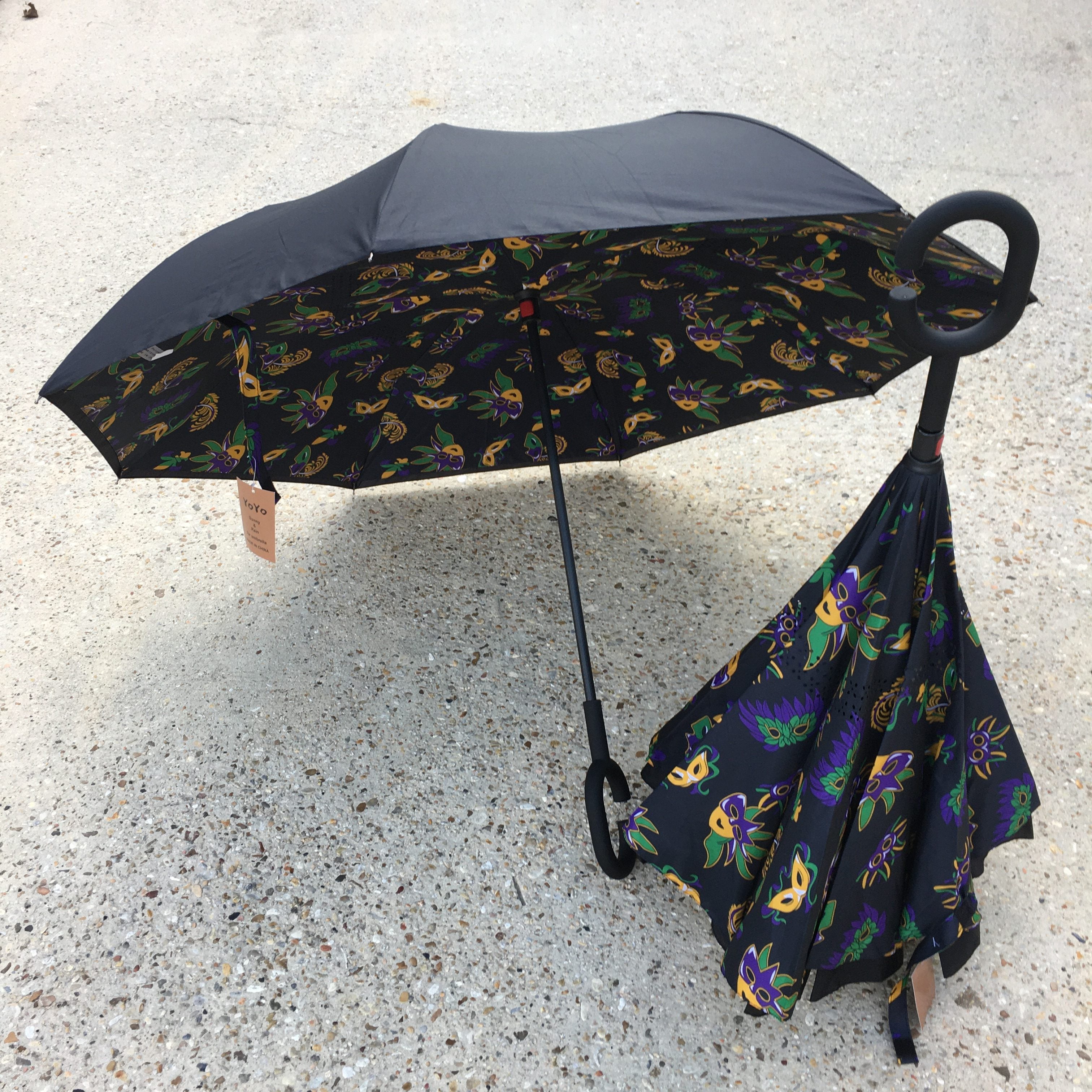 Mardi Gras Inverted Umbrella