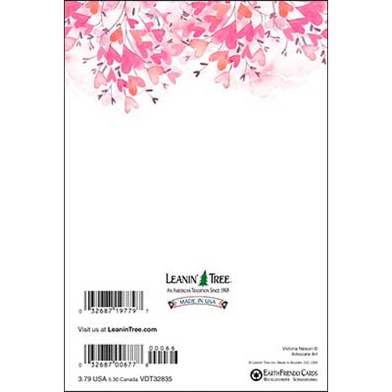 "Love" Valentine's Day Card, image of Banner in Tree