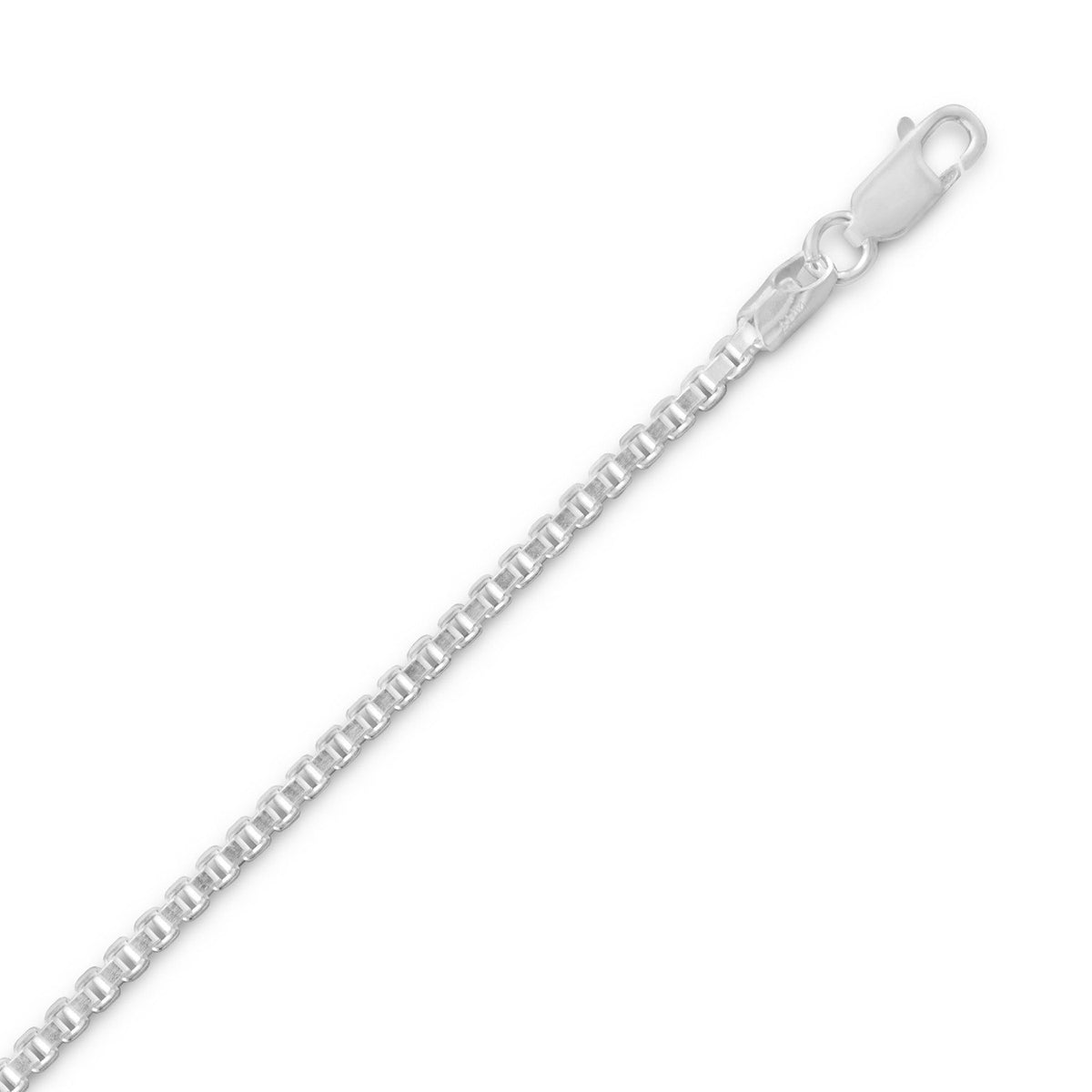 Sterling Silver Extra Heavy Box Chain (2.4 mm)