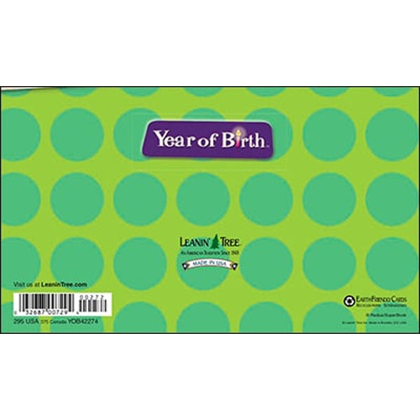 Birthday Card - Year of Birth 1973