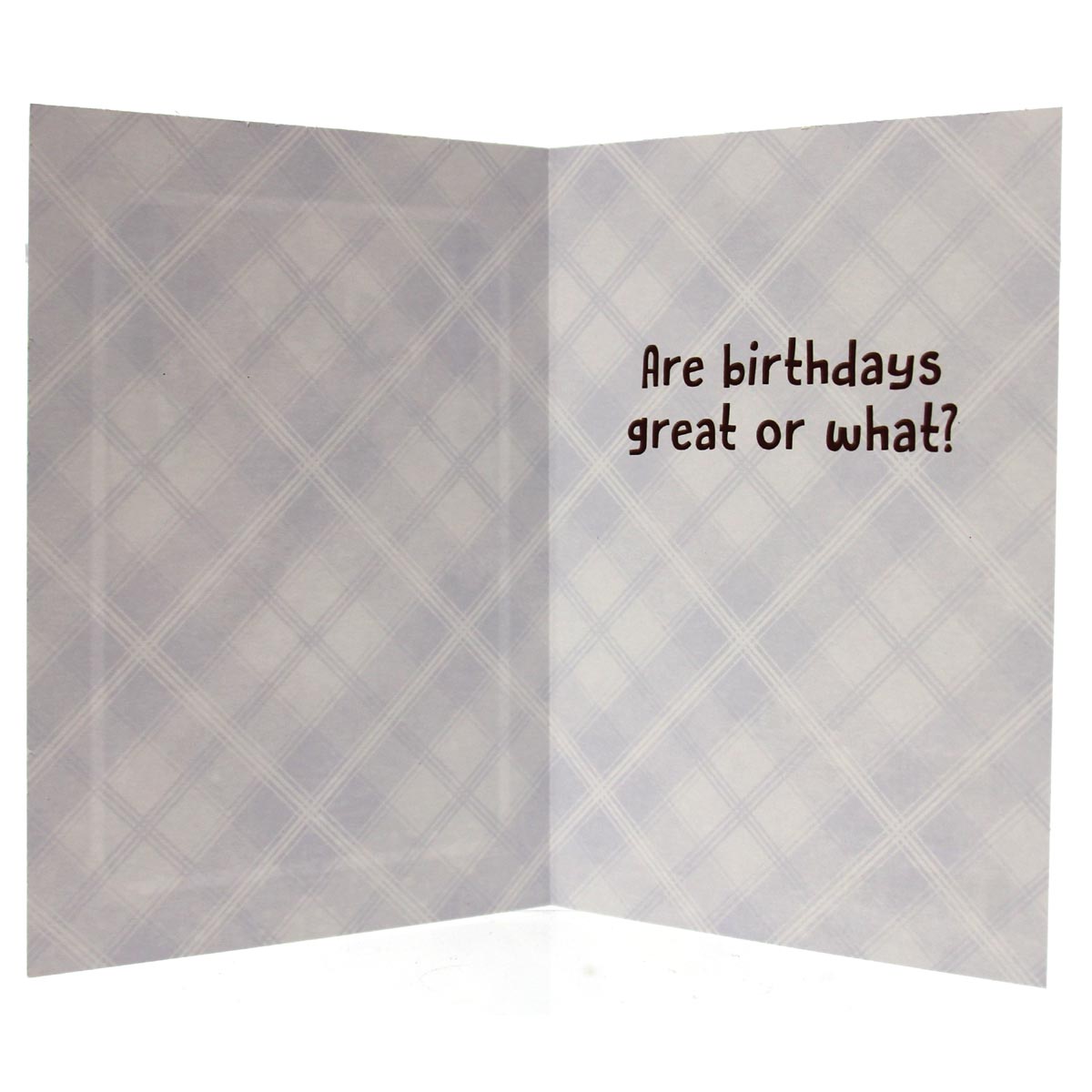 Birthday Card - Are birthdays great...