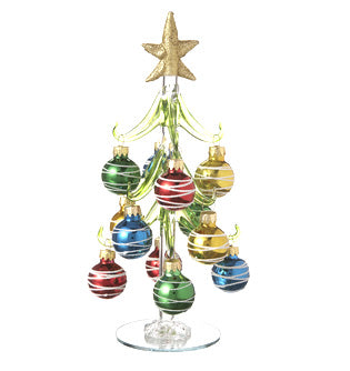 Christmas Tree & 12 Ornaments (Small)