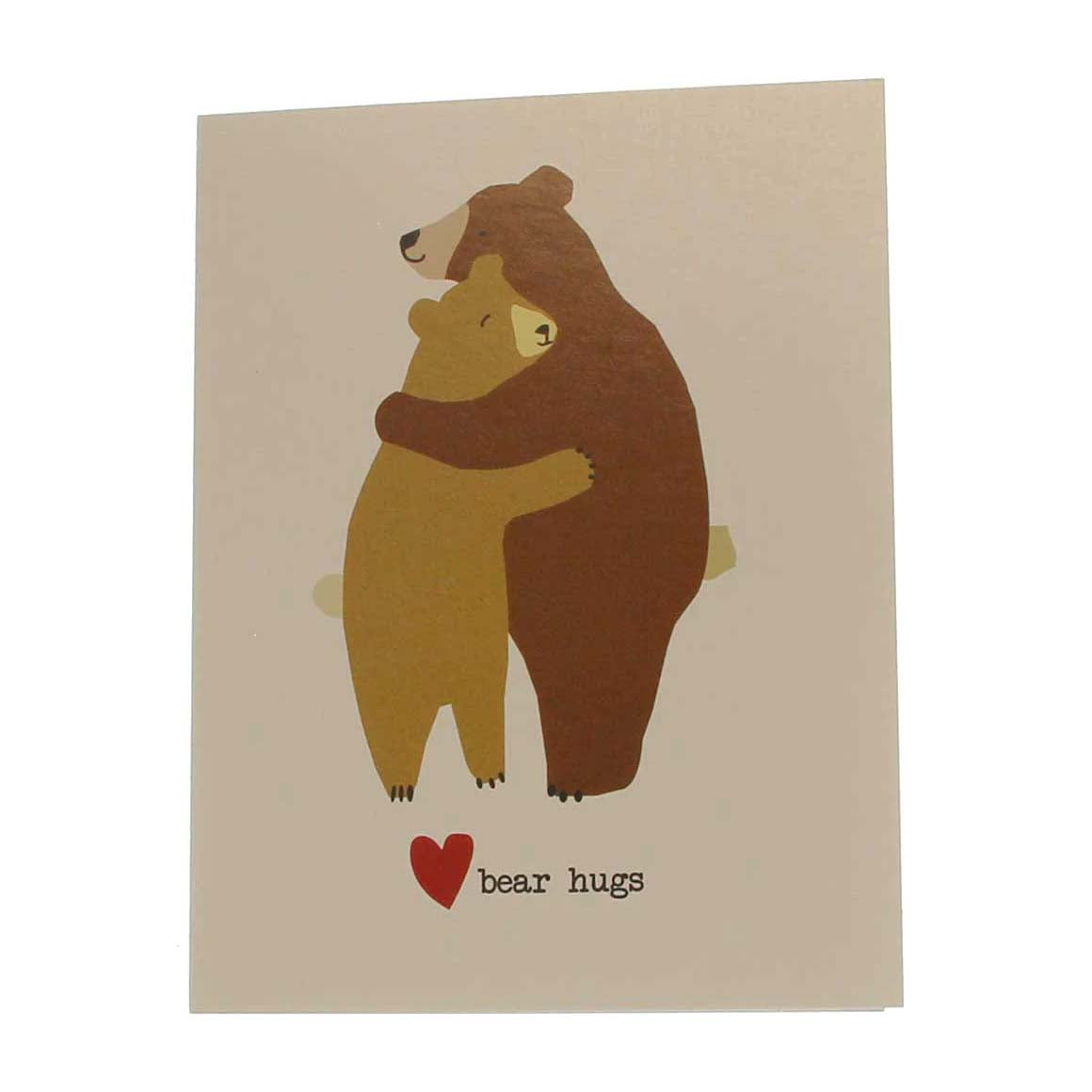 Encouragement & Support Card: bear hugs