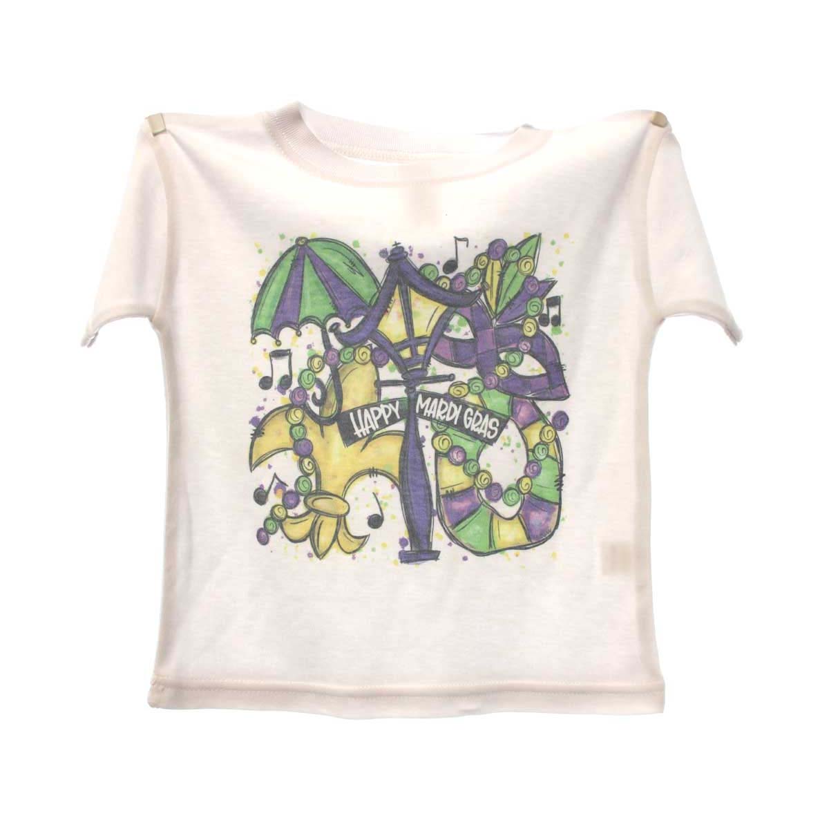 Mardi Gras Collage Toddler T Shirt