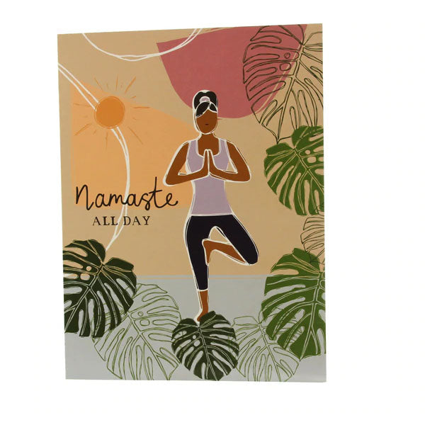Friendship Card: "Namaste all day..."