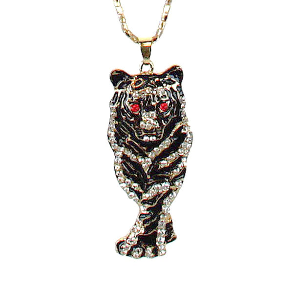 Tiger Pendant Necklace Betsey Johnson