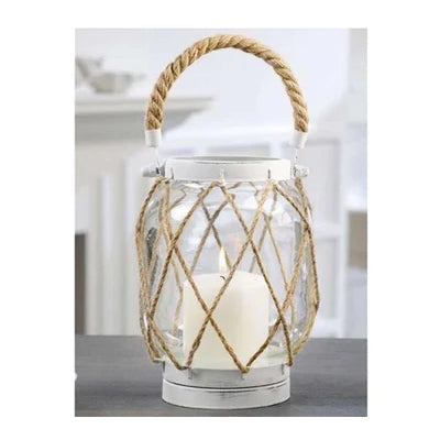 Candle Holder w/Rope