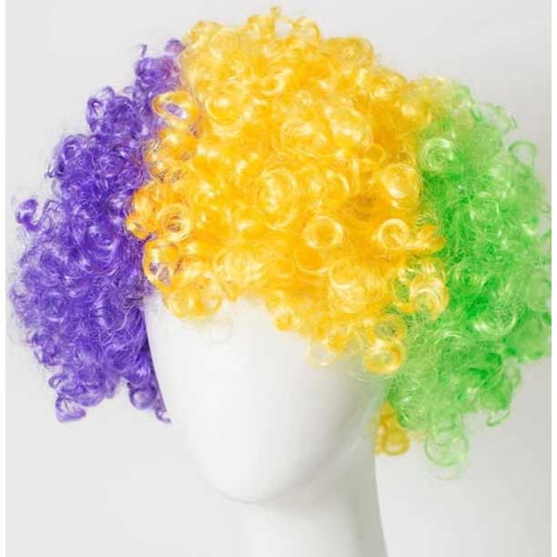 Light Up Mardi Gras Wig