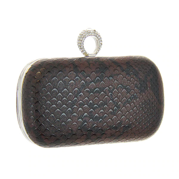 Engaged One Ring Clutch Brown/Black