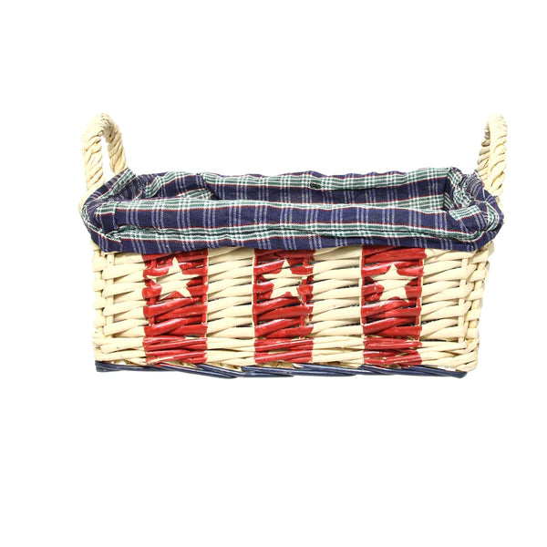 Red//blue basket-small, Patriotic