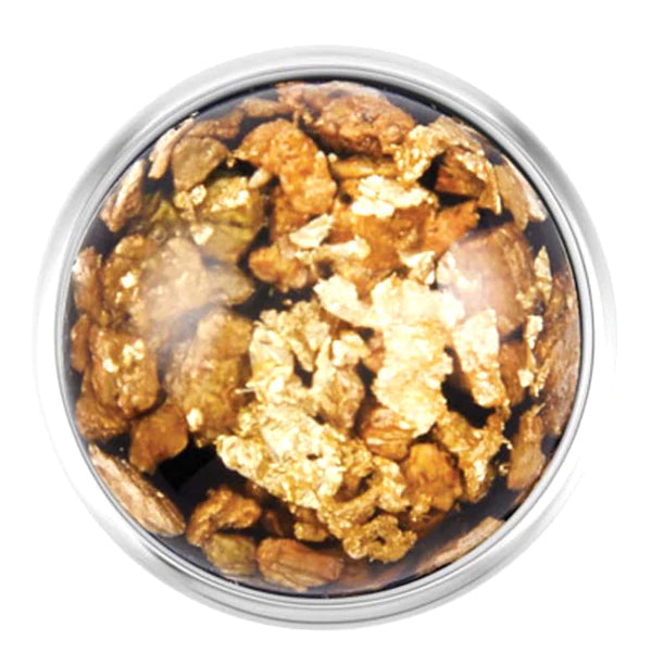 Ginger Snaps Flecked - Gold/Black Snap