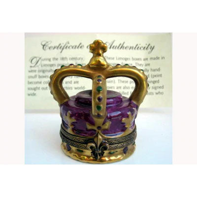 Limoges - Crown Trinket Box