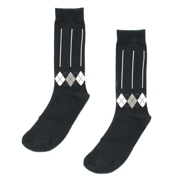 Groom's Survival Kit in event of Cold Feet (Argyle/Stripe Socks)
