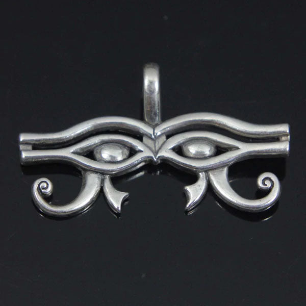 Eye of Horus/Mask Pendant, Sterling Silver
