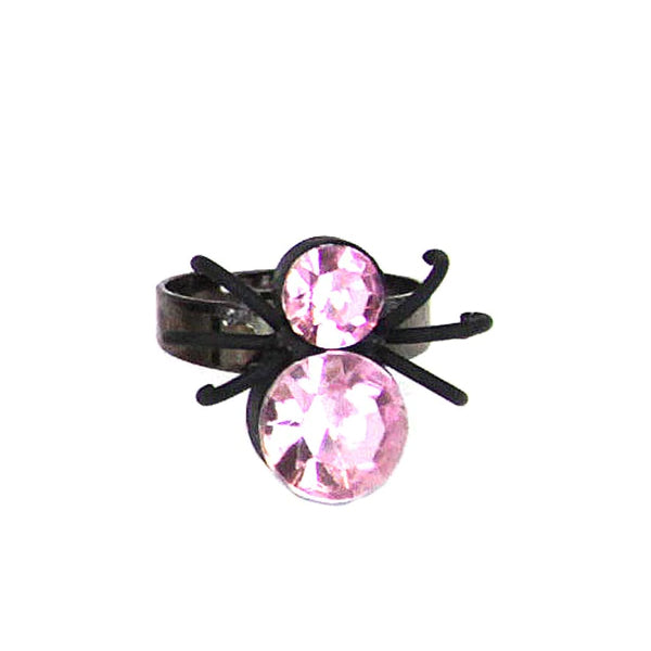 Spider Ring Adjustable Pink