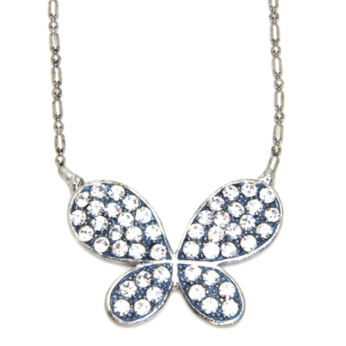 Butterfly Necklace, Blue