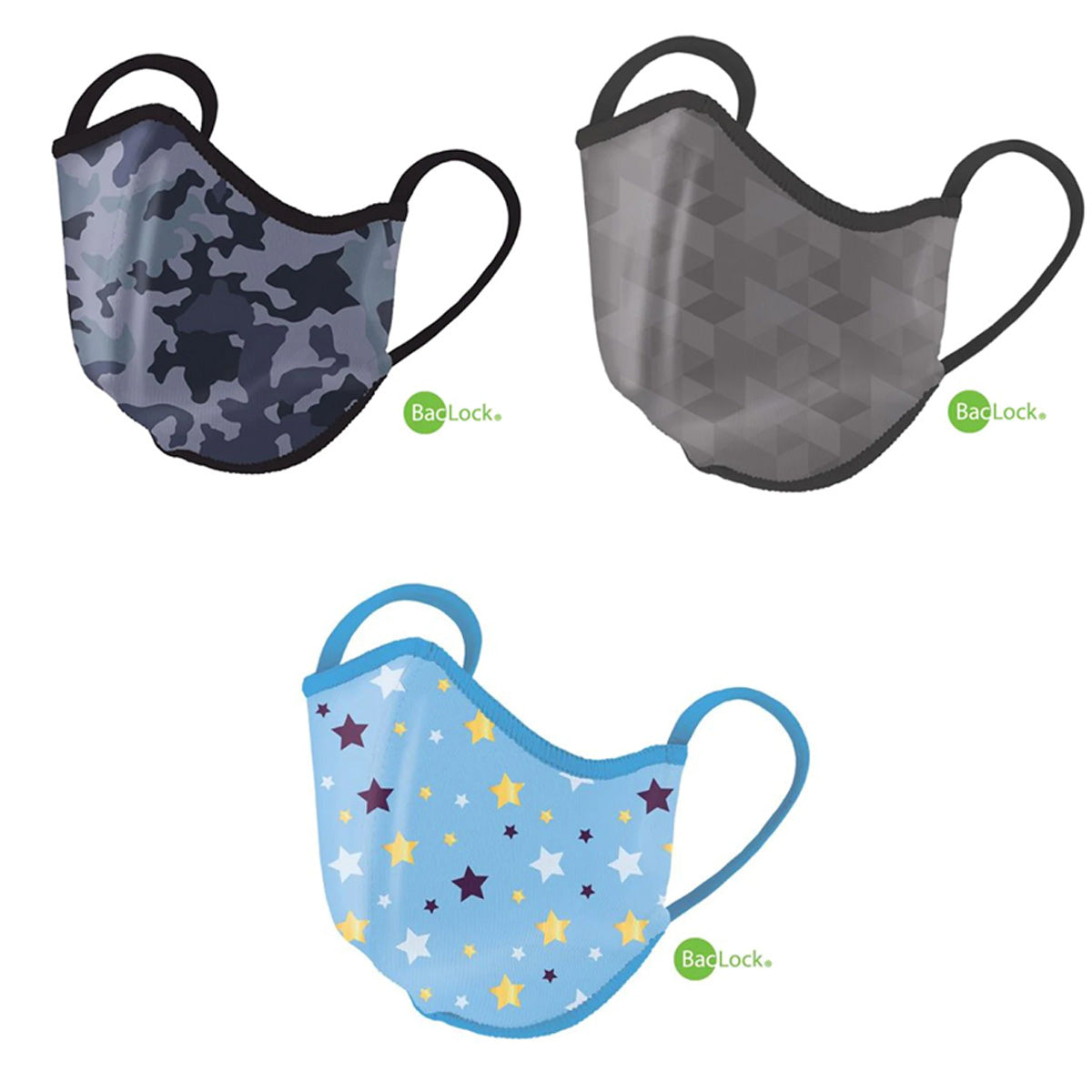 Norwex Adult Reusable Face Mask with BacLock, 3 styles