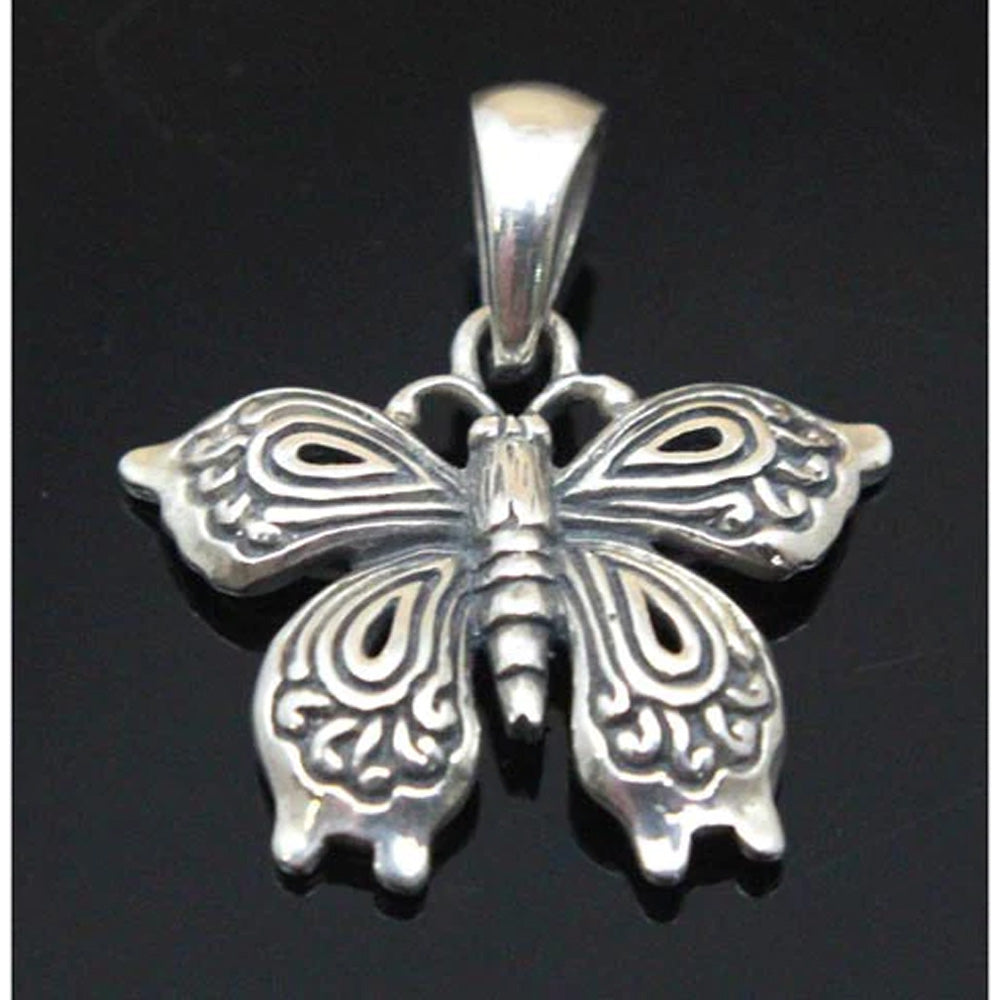 Butterfly Pendant, Sterling Silver