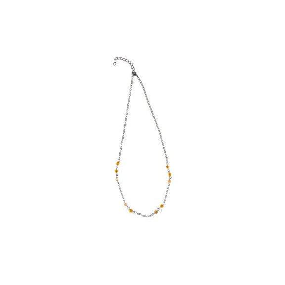 Initials & More Necklace - Orange